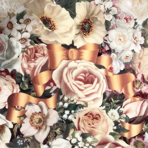 Franklin Mint Set of 2 Plates Porcelain 24 Kt Gold Trim Bouquet Limit Edition - Picture 5 of 9